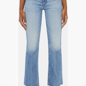 MOTHER Sky Blue Wide Leg Jeans